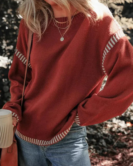 Marisa | Chic Contrast Sweater