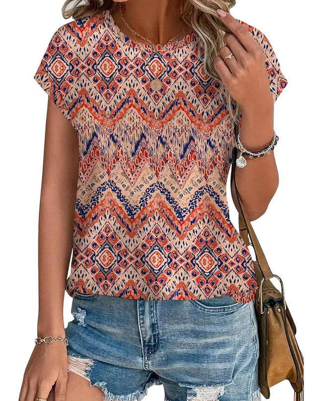 Necie | Chic Printed Blouse
