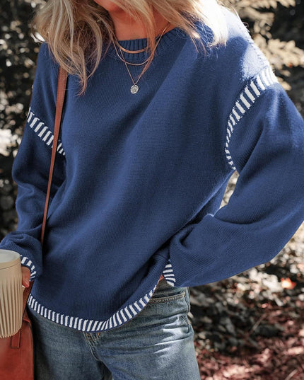 Marisa | Chic Contrast Sweater