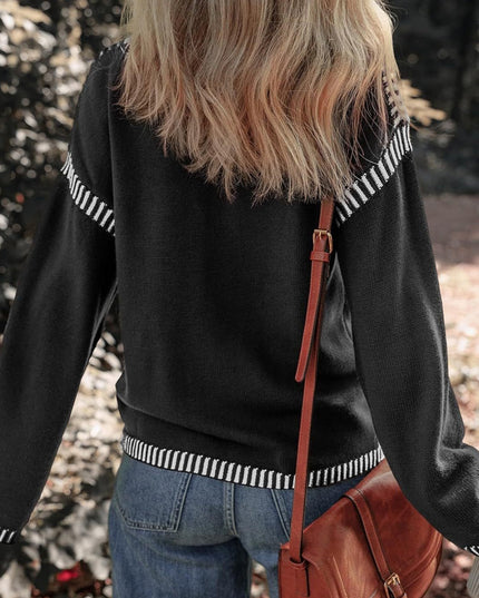 Marisa | Chic Contrast Sweater