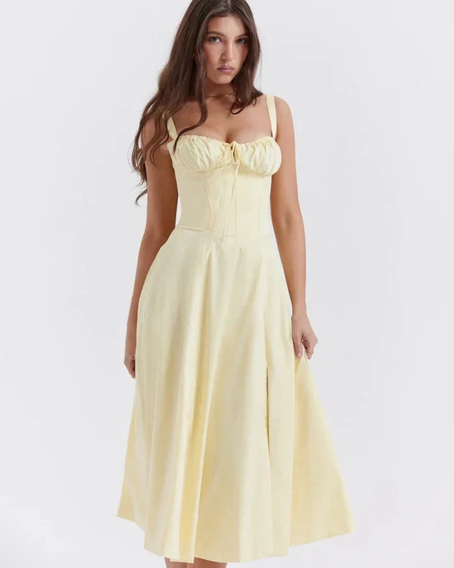 Vera Chatelain | Romantic Corset Midi Dress