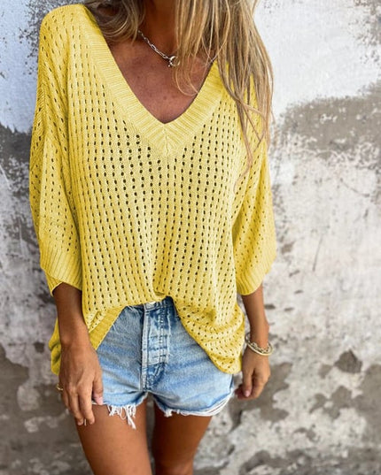 Tinoa | Seaside Elegance Casual Top