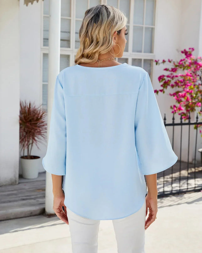 Zara | Timeless V-neck Top