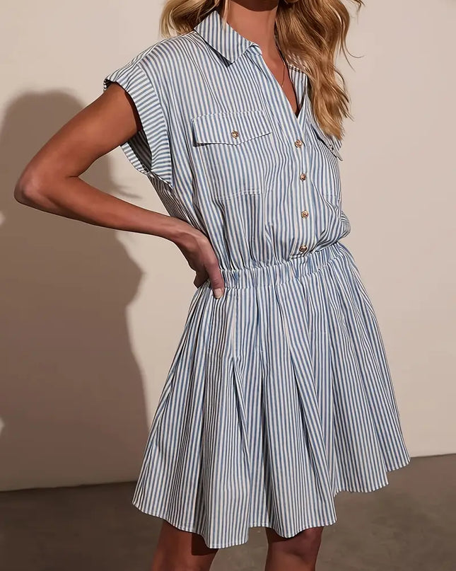 Marina Skies™ Striped Mini Dress
