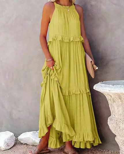 Leona | Breeze Ruffle Gown