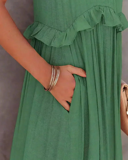 Leona | Breeze Ruffle Gown