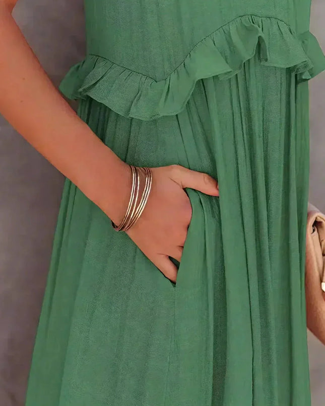 Leona | Breeze Ruffle Gown