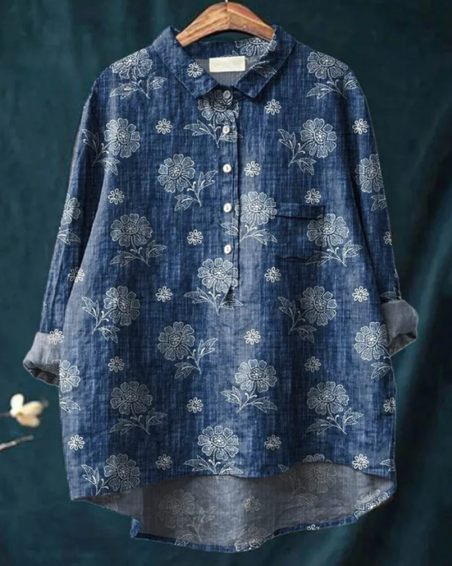 Edwina | Bloom Button Blouse