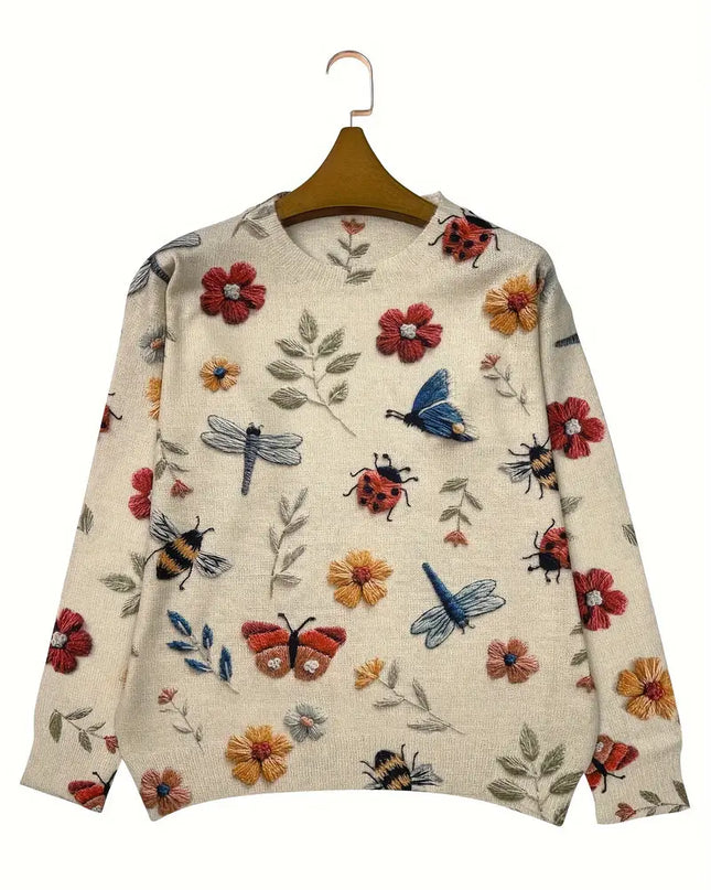 Wildflower Whimsy™ Knit Sweater