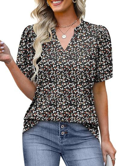 Klara | Vintage Floral Blouse