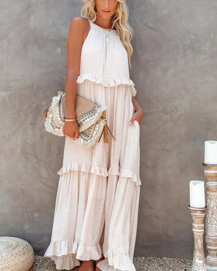 Leona | Breeze Ruffle Gown
