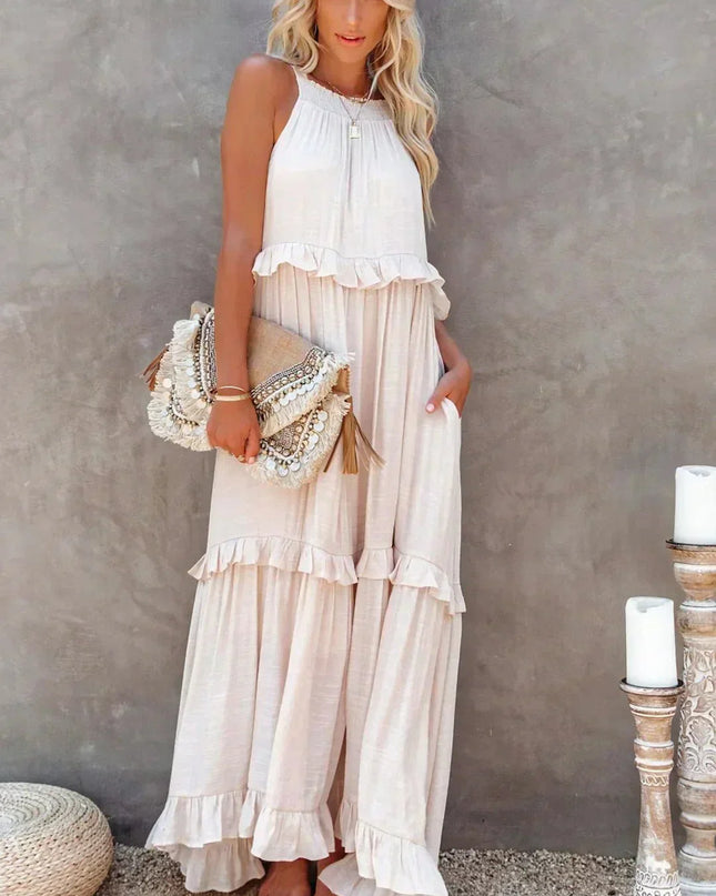 Leona | Breeze Ruffle Gown
