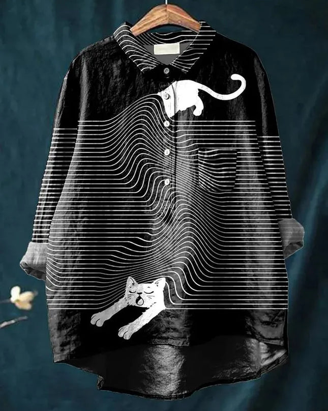 Clarano | Brooks Playful Print Blouse