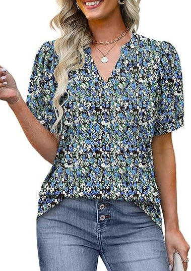 Klara | Vintage Floral Blouse