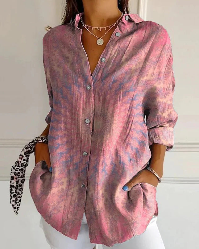 Kay | Vibrant Retro Blouse