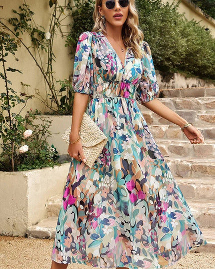 Allison | Elegant Floral Dress