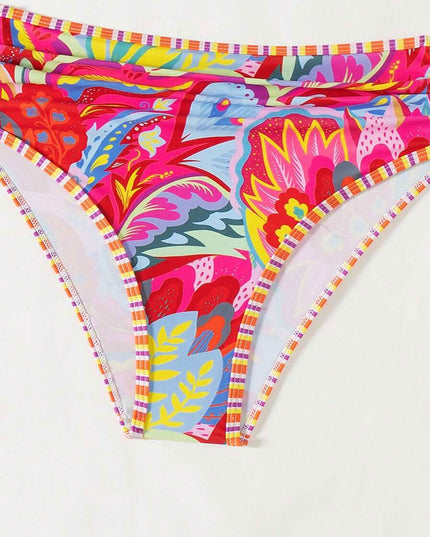 Tropical Carnival High-Waist Bikini