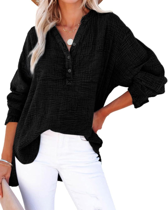 Vicky | Casual Button Blouse