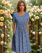 Blue floral / S