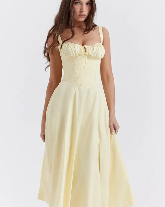 Vera Chatelain | Romantic Corset Midi Dress
