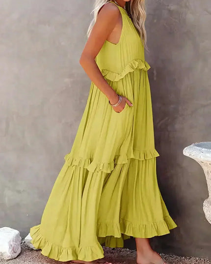 Leona | Breeze Ruffle Gown