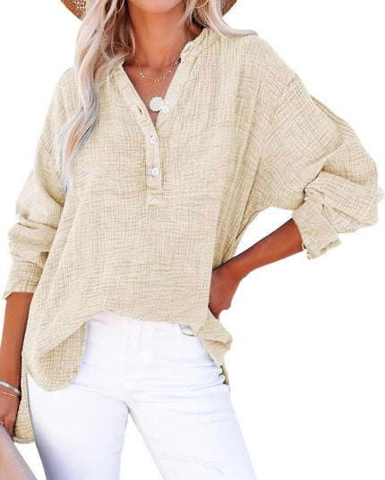 Vicky | Casual Button Blouse