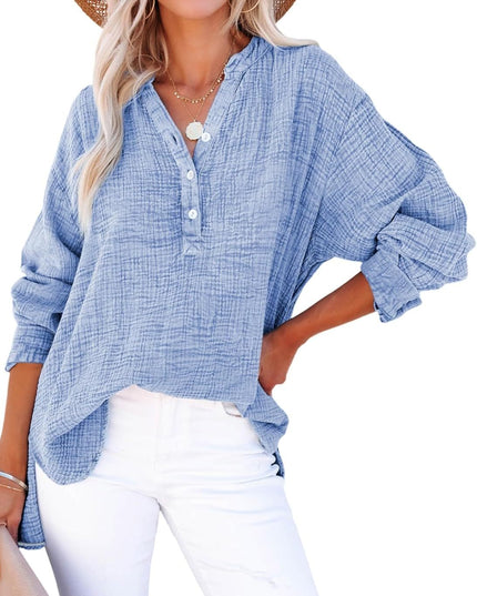 Vicky | Casual Button Blouse