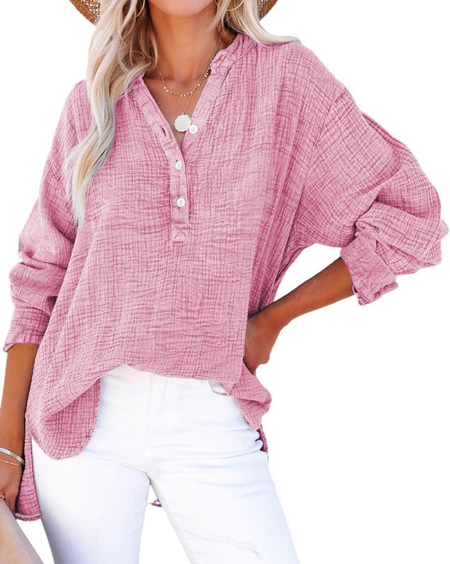 Vicky | Casual Button Blouse