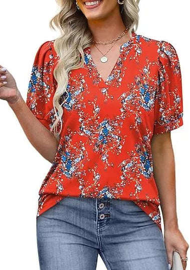 Klara | Vintage Floral Blouse