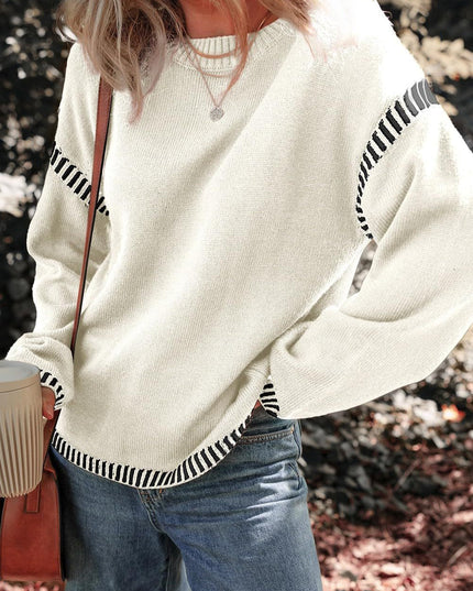 Marisa | Chic Contrast Sweater