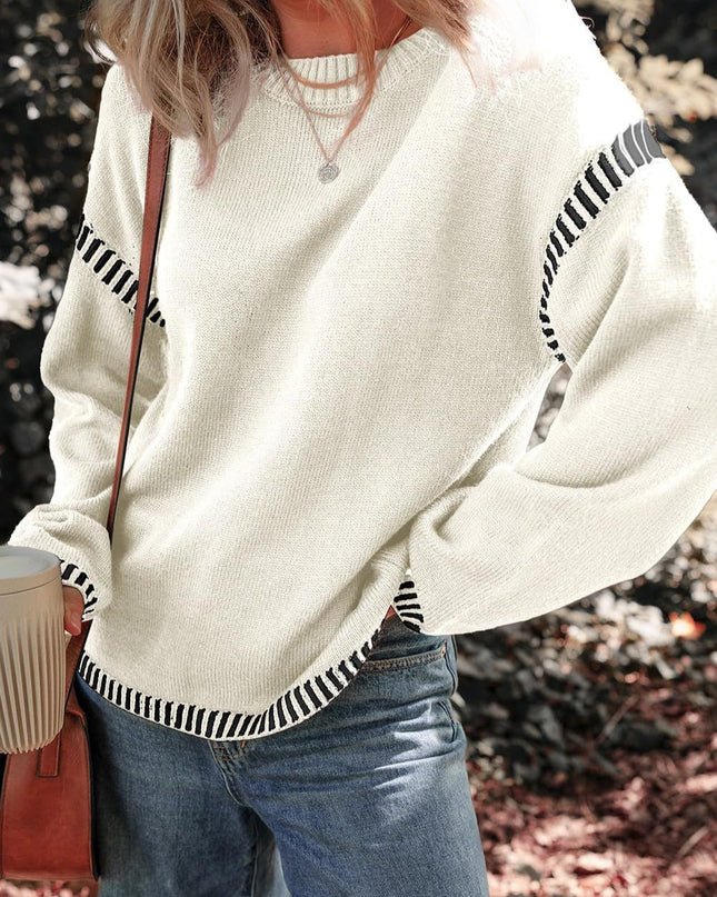 Marisa | Chic Contrast Sweater