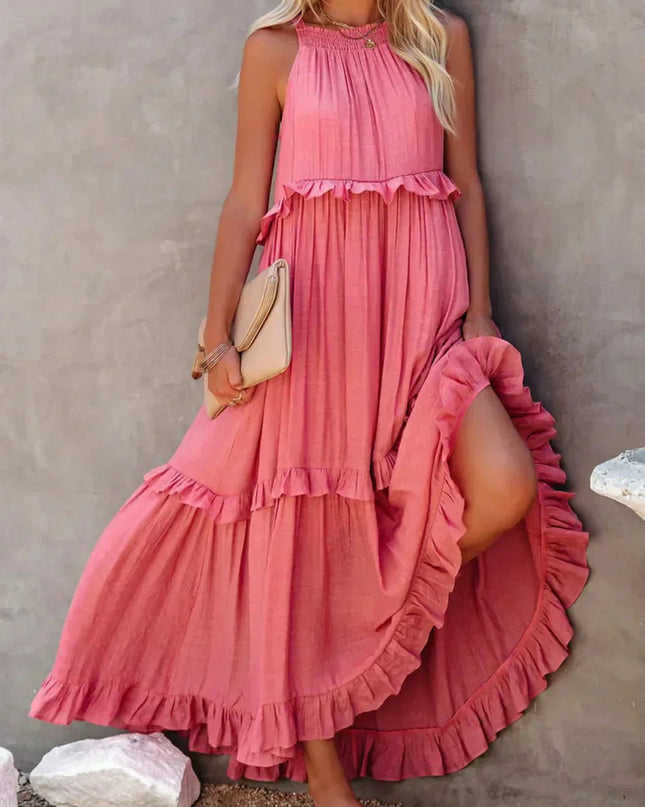 Leona | Breeze Ruffle Gown