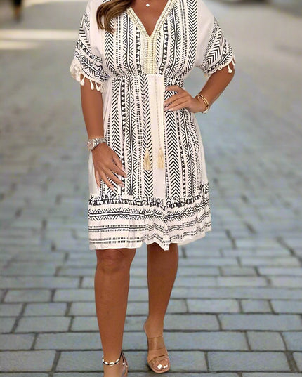 Magdalena | Chic Printed Dress