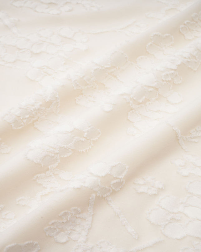 Raya | Elegant Floral Jacquard Dress