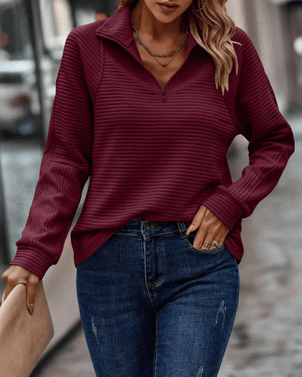 Jenica | Chic Half-Zip Pullover