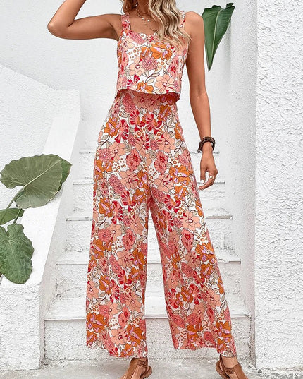 Nympha | Floral Wide-leg Jumpsuit