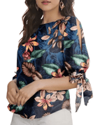 Floral - Blue / S