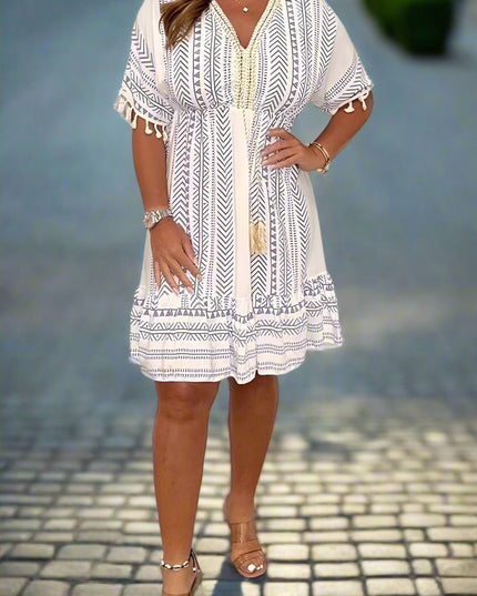 Magdalena | Chic Printed Dress