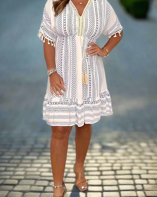 Magdalena | Chic Printed Dress