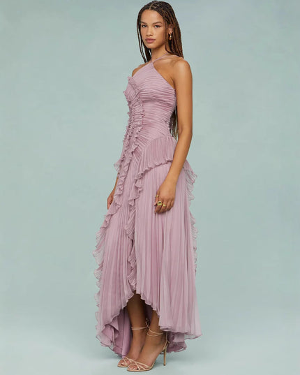 Romy Bergeron | Elegant Ruffle Maxi Dress
