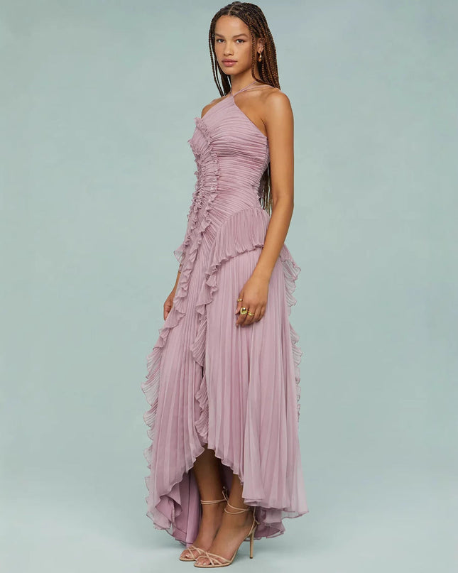 Romy Bergeron | Elegant Ruffle Maxi Dress