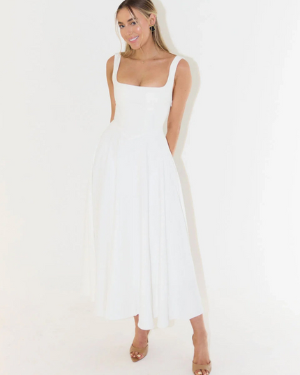 Nora | Timeless Elegant Midi Dress