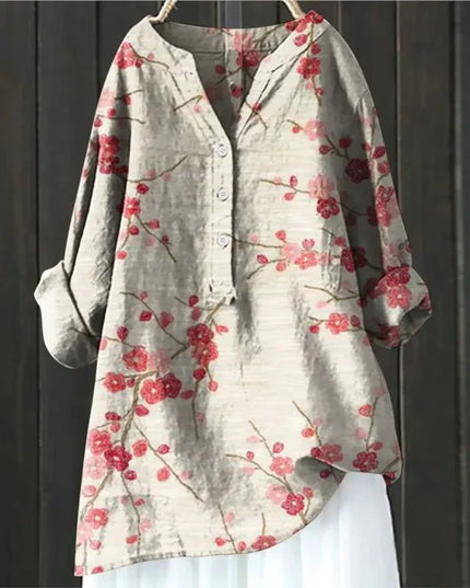 Emilia | Floral Accent Blouse
