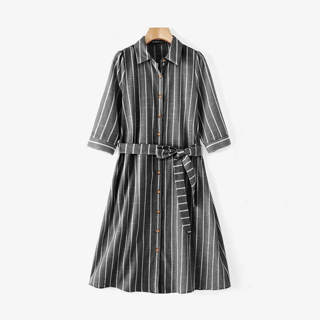 Blush Shoreline™ Belted Shirt Dress