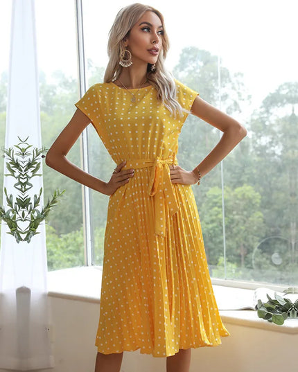 Charlotte | Pleated Charm Dress