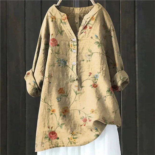 Emilia | Floral Accent Blouse