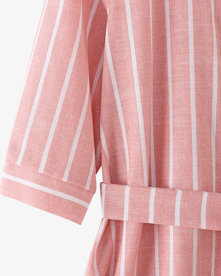 Blush Shoreline™ Belted Shirt Dress