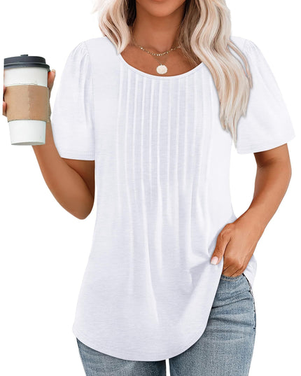 Amelie | Elegant Pleated Top