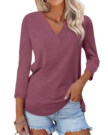 Mika | Classic V-Neck Tee