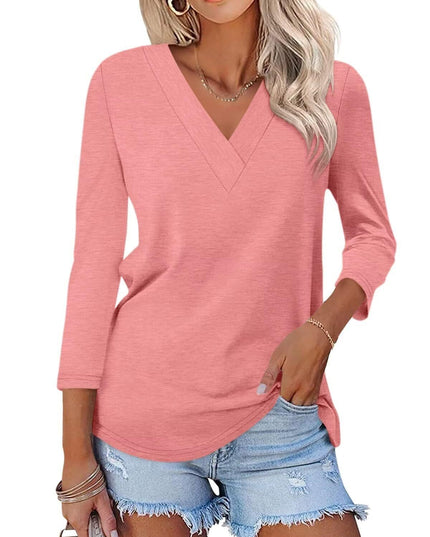 Mika | Classic V-Neck Tee